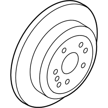 Hyundai 58411-3J000 Disc-Rear Brake