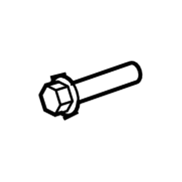 Mopar 6507620AA Bolt-HEXAGON FLANGE Head