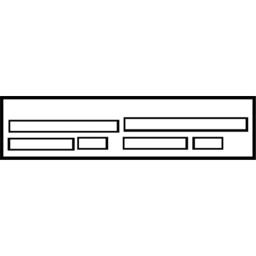 Toyota 88723-06080 AC Label
