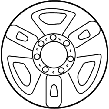 Toyota 42611-04040 Rim, Wheel