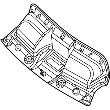 Nissan 73600-1PC0A Console Assembly-Roof