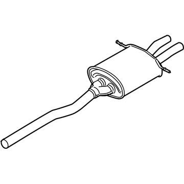 BMW 18-30-2-757-748 Rear Muffler