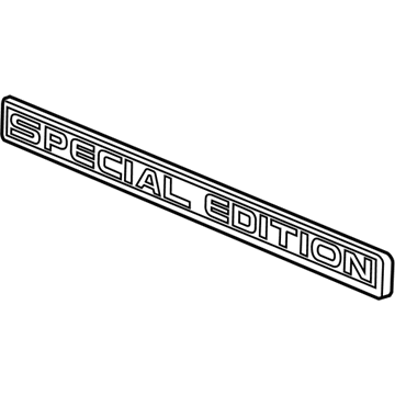 Honda 75731-TK4-A00 Emblem, Rear (Special Edition)