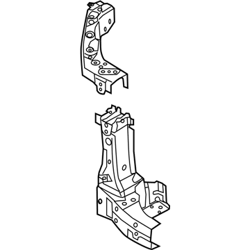 Infiniti 62520-1LA1A Support - Radiator Core, Side RH