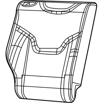 Mopar 6RU00LT5AB Rear Seat Back