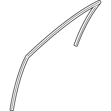 Hyundai 82540-2H000 Run-Front Door Window Glass RH