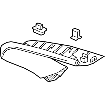 GM 13487506 Upper Gate Trim