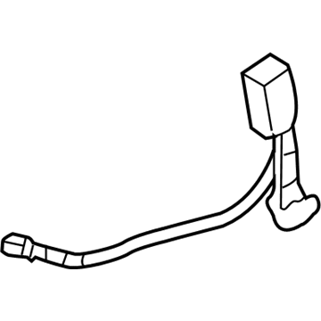 Honda 04813-SDA-L02ZA Buckle Set, R. FR. Seat Belt *NH167L* (GRAPHITE BLACK)