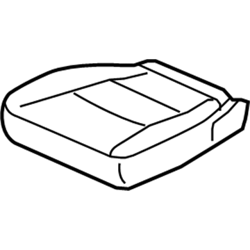 Honda 81131-SJC-L11ZA Cover, Right Front Seat Cushion Trim (Atlas Gray)