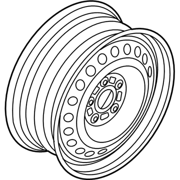 Ford DS7Z-1015-A Wheel, Spare