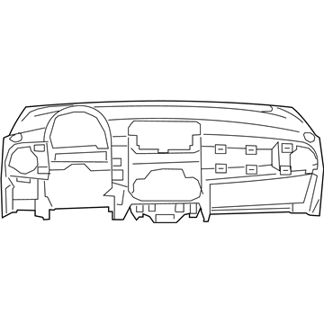 Mopar 1RV59JD7AF Instrument Panel-Instrument Panel