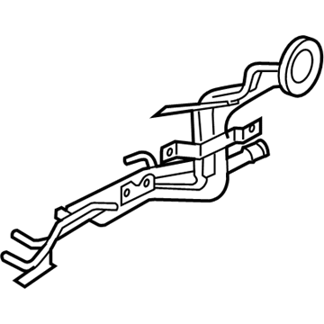 Nissan 17221-JA00A Tube Assy-Filler