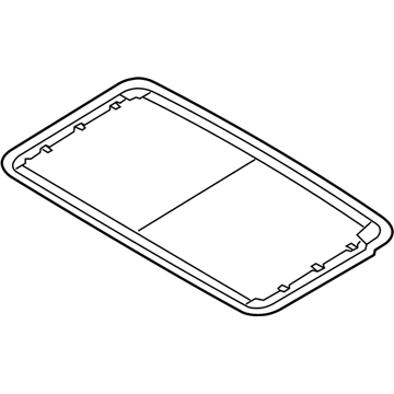 Mopar 68049127AC GLASS-SUNROOF
