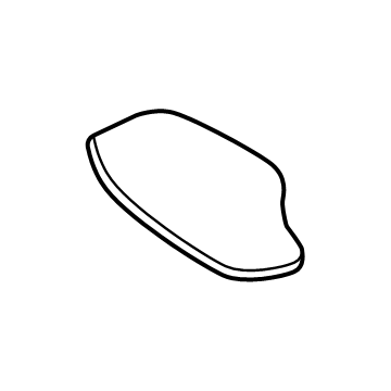 Lexus 86077-48060-A0 COVER KIT, ANTENNA O