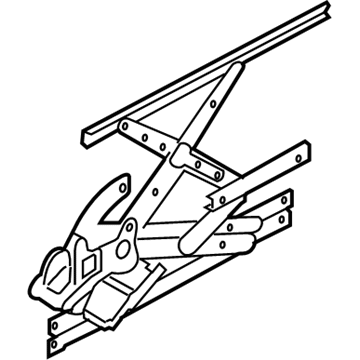 Infiniti 82720-1MA0B Door Window Regulator Assembly, Right