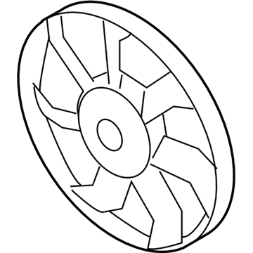 Kia 252312F000 Fan-Cooling