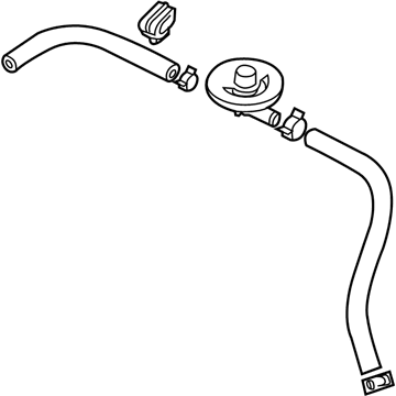 Infiniti 14912-7S01A Tube EVAPORATOR Control