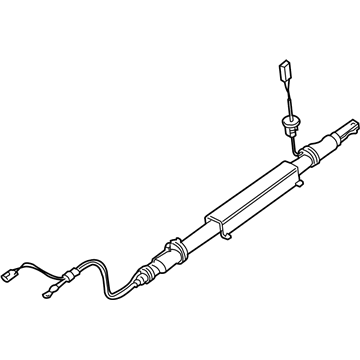 BMW 61-12-9-297-278 Battery Cable Positive Below-Floor