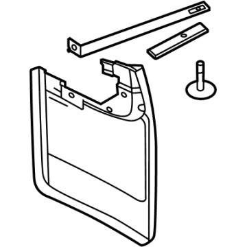 Ford PC3Z-16A550-BA KIT - MUDFLAP