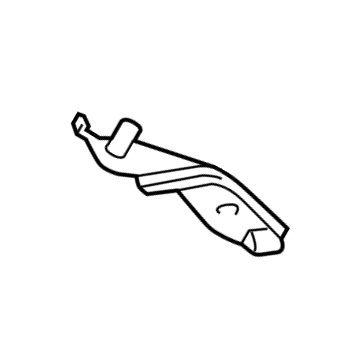 Lexus 73015-48020 Bracket Sub-Assy, Belt Outer Anchor