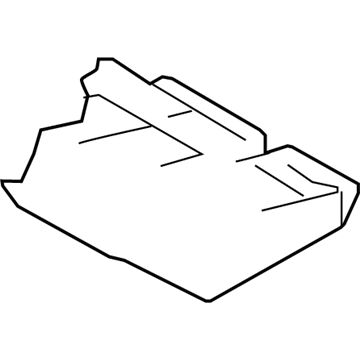 Nissan 88320-5AB1A Trim & Pad Assy-Cushion, Rear Seat RH