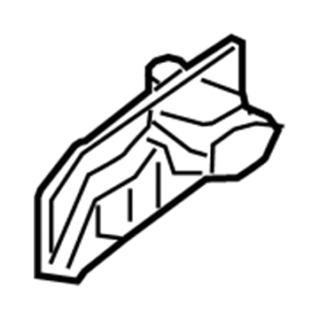 Nissan 88954-5AA0A Bracket-Rear Seat