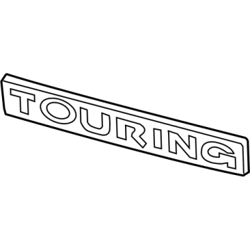 Honda 75716-SZA-A01 Emblem, Rear (Touring)