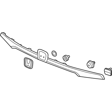 Honda 74890-THR-A11 Garnish, Rear-License