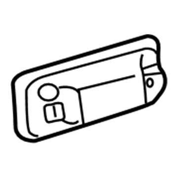 Lexus 69277-60030-A1 Bezel, Back Door Inside Handle