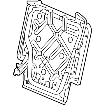 Acura 81326-TYA-A21 Frame R, Middle Back