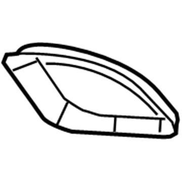 Mopar 68158582AA Surround-Grille