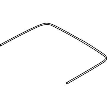 Nissan 91215-5MP1A WEATHERSTRIP-GLASS, REAR