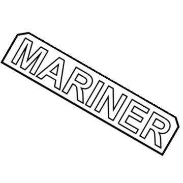 Ford 8E6Z-7842528-A Nameplate