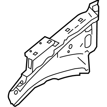 Nissan F4180-3WCMA Reinforcement-Hood LEDGE, RH