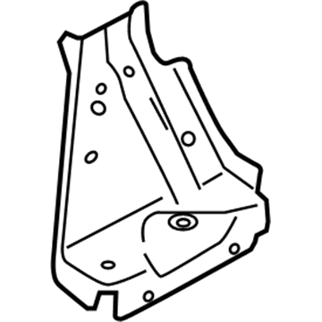 Nissan F4132-3ANMA Hoodledge-Lower, Front RH