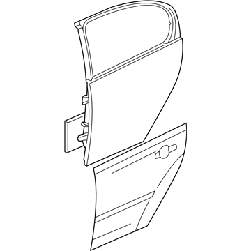 GM 15141084 Door Shell