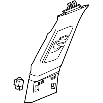GM 84084098 Upper Center Pillar Trim