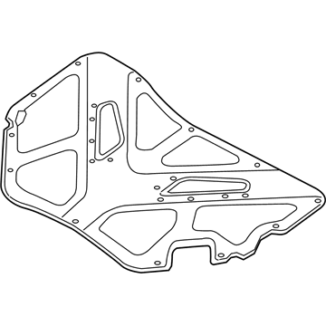 Hyundai 81125-2M500 Pad-Hood Insulating