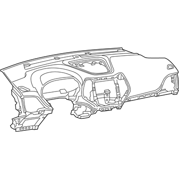 Mopar 6SP911X9AB INSTRUMEN-Base Panel