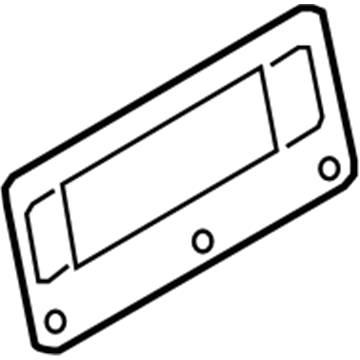 BMW 51-13-9-800-797 Licence Plate Holder