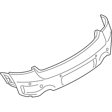 BMW 51-12-9-806-647 Panel, Bumper, Primed, Rear