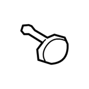 BMW 51-12-9-806-651 Flap, Towing Lug, Primed, Left