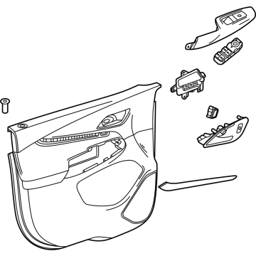 GM 42783094 Door Trim Panel