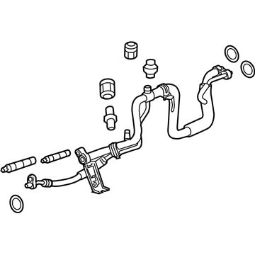 GM 84498822 Rear AC Tube