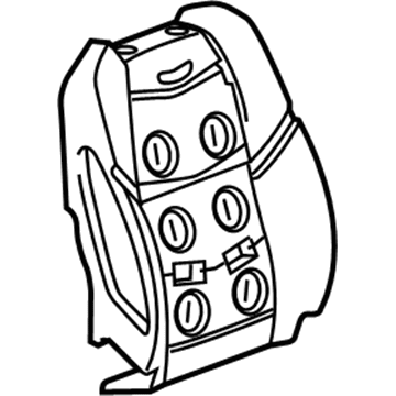 GM 23291843 Seat Back Pad