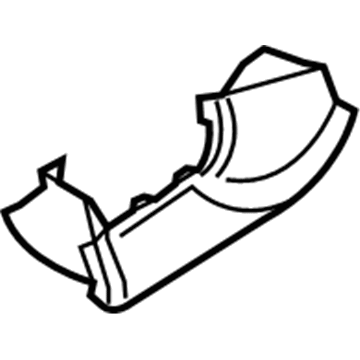 BMW 51-45-9-348-999 Gap Cover, Steering Column