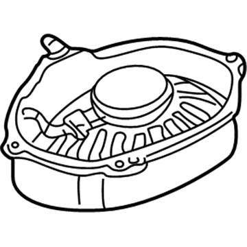BMW 65-13-6-920-997 Subwoofer Left Top Hifi System