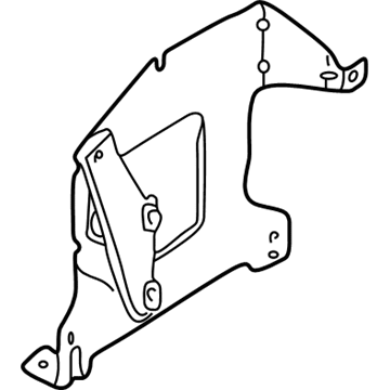 BMW 65-12-8-370-926 Holder Hifi System Amplifier