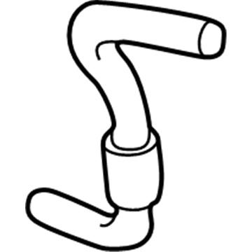 Kia 0K24015185 Hose-Water, Lower