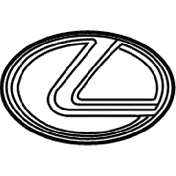 Lexus 75441-0E010 Back Door Emblem, No.1